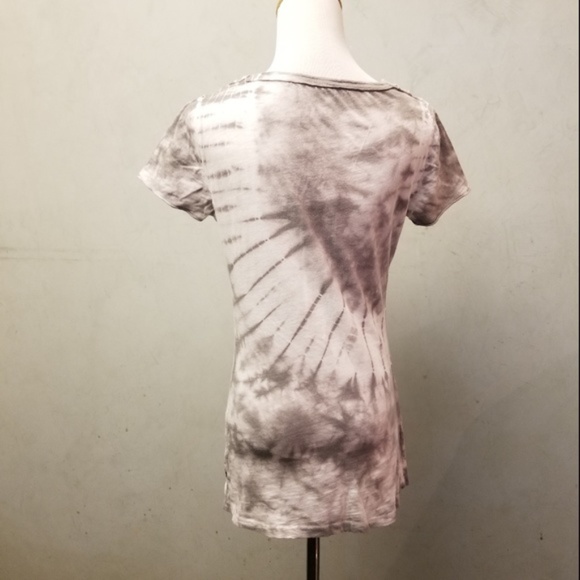 Calvin Klein tie-dyed droop neck top (M6) - Picture 4 of 6